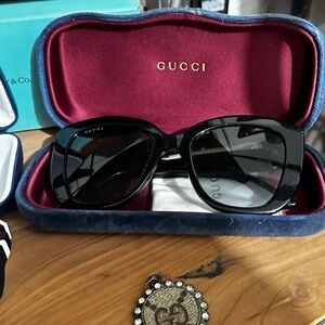 New Gucci Black Monogram Sunglasses